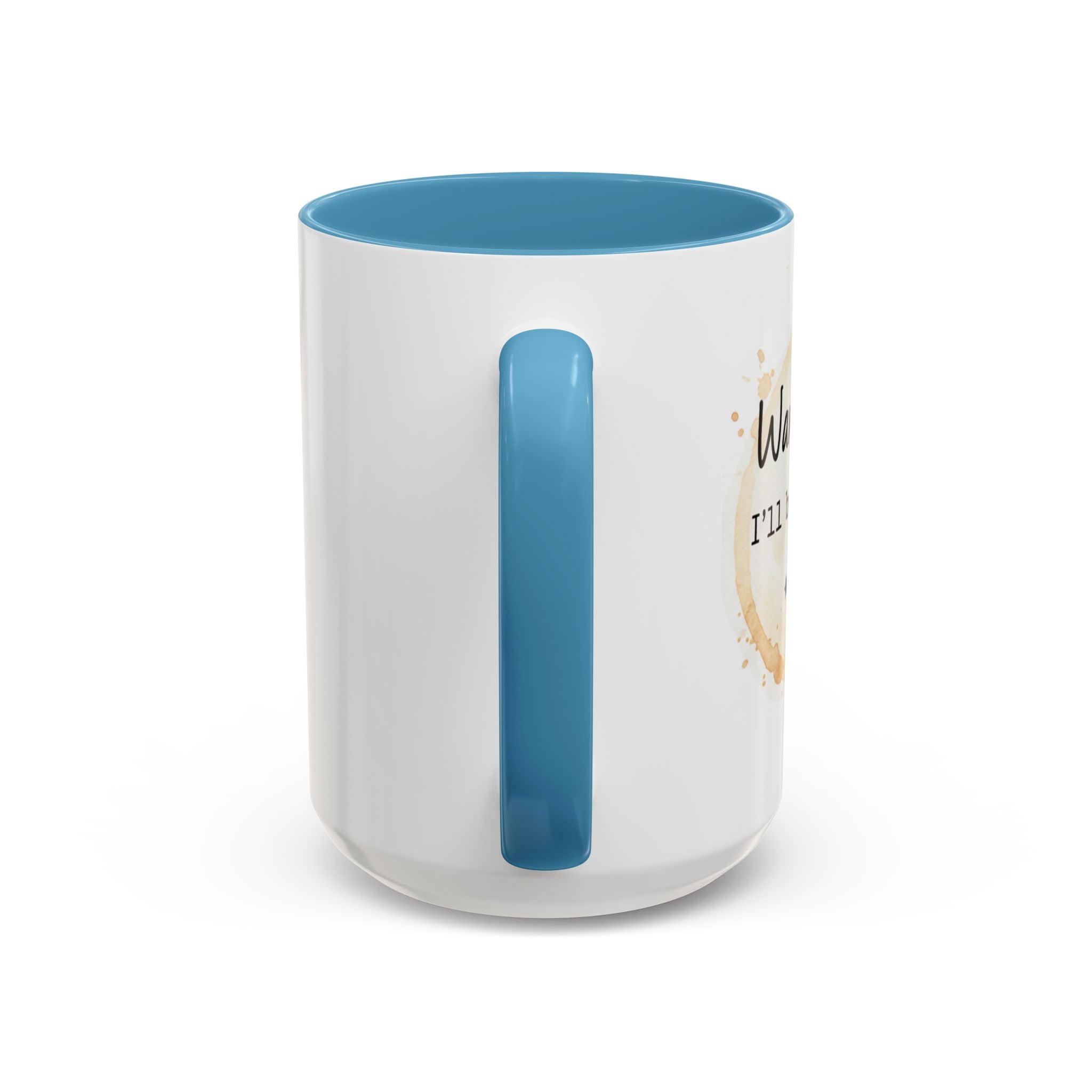 Religious Coffee Mug – “Want to Talk? I’ll Be Up All Night.-God” Accent Ceramic Mug