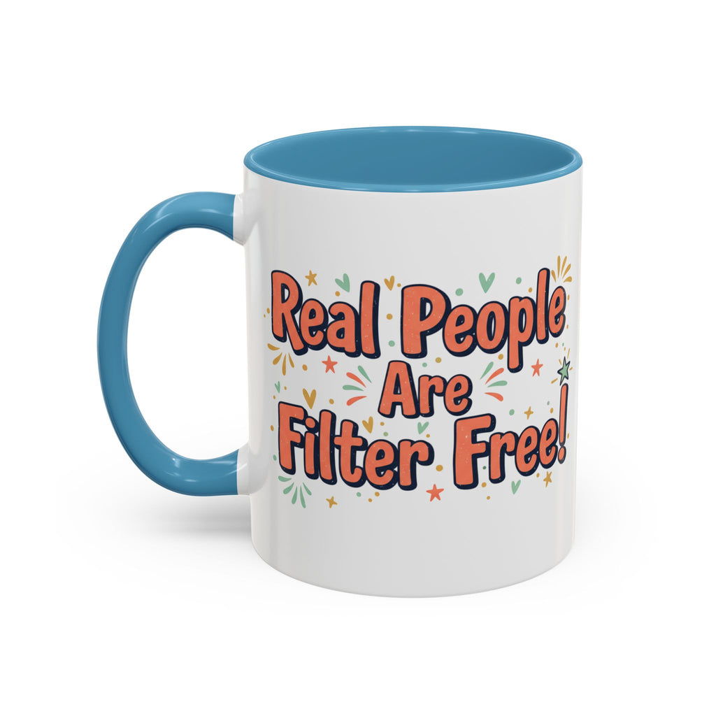 Funny People-Phobic Accent Coffee Mug — "People Make Me Tired" Retro Design (11/15 oz)
