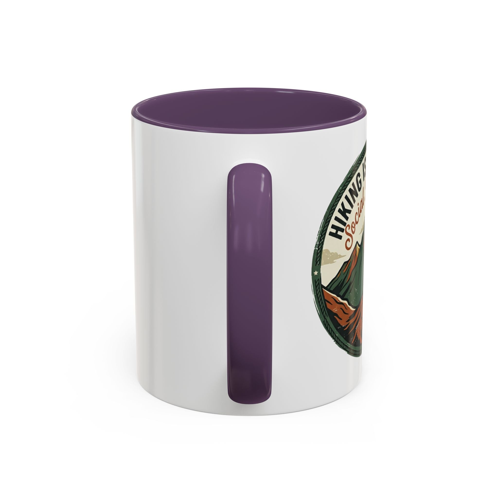 Hiking is my kind of social distancing Mug (11, 15oz)